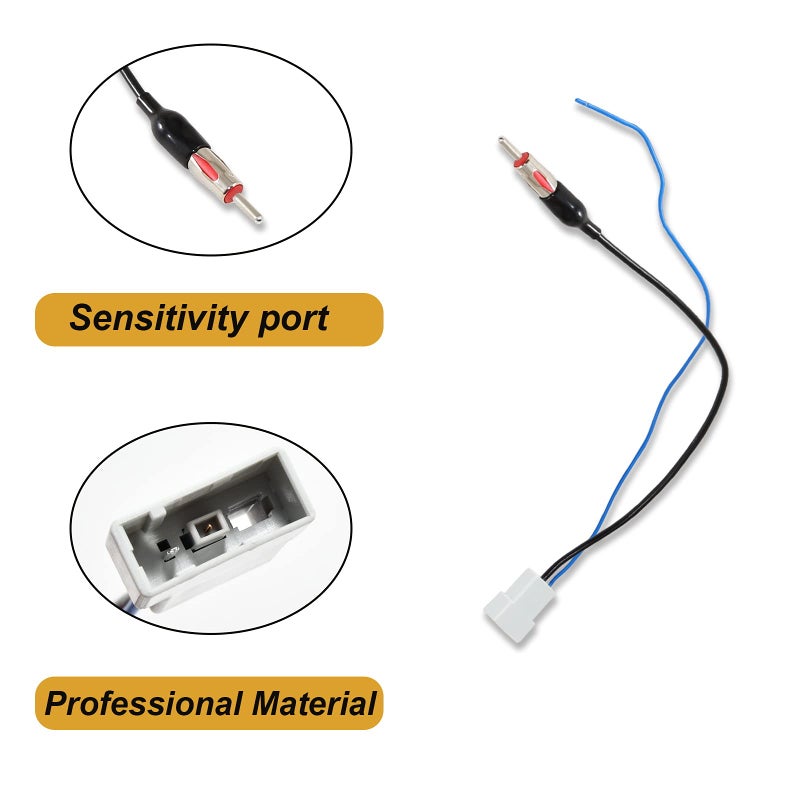 RED WOLF Aftermarket Antenna Adapter Wire Replacement for 2008-2020 Nissan Frontier Pathfinder Titan Armada Xterra, Infinit QX60/G37/EX35/FX35 2010-2014 Car Radio Stereo Antenna Wiring Harness - Image 2